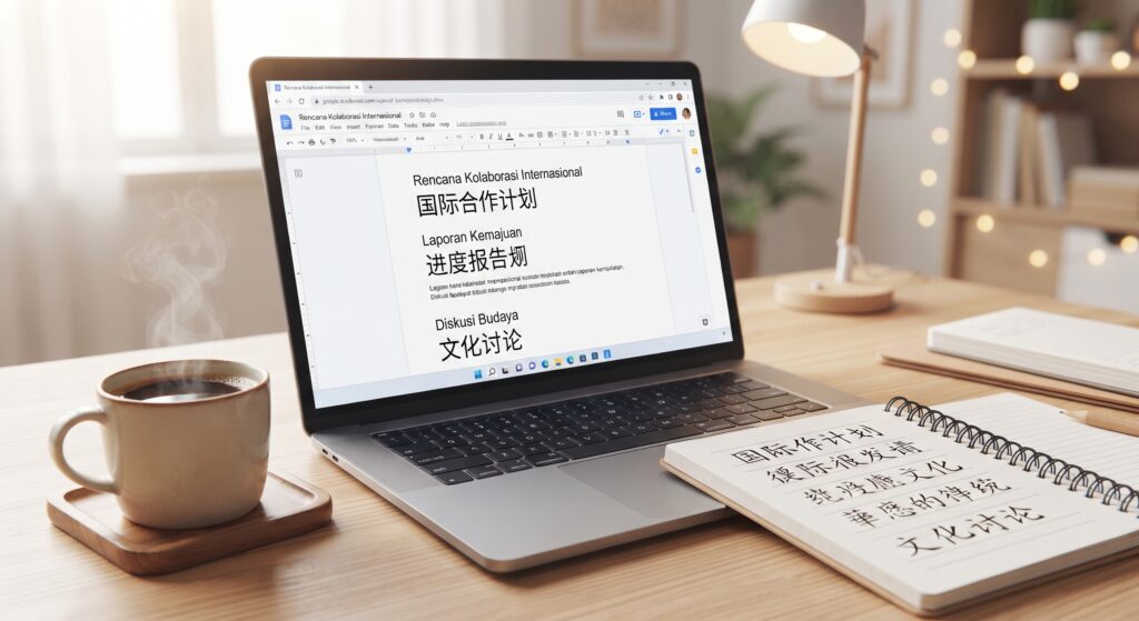 Cara Menggunakan Google Docs untuk Proyek Terjemahan Mandarin