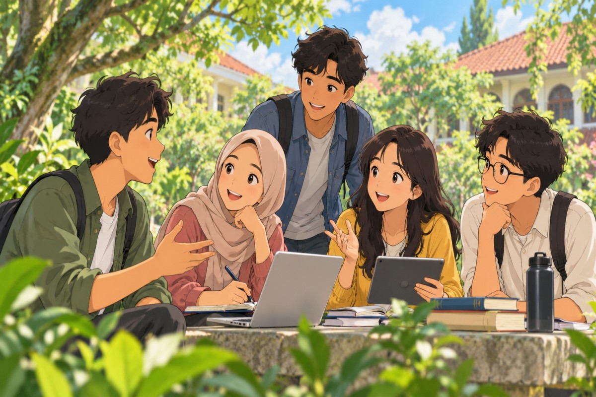 Teman belajar membahas jadwal dan rencana pendidikan